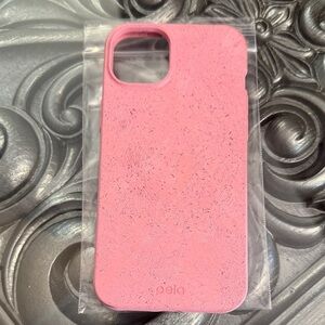 Pela iPhone 15 Plus Bubblegum Pink Floral Phone Compostable Case
